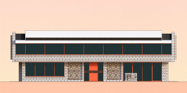 Iwanoff House by Iwan Iwanoff in Floreat illustration by Harry Young