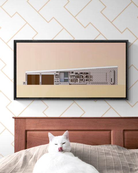 Murphy House Iwanoff Digital Art Print by Perth Artist Harry Young Staged
