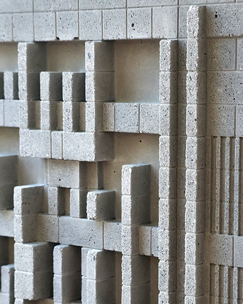Murphy House Iwan Iwanoff Concrete Sculpture by Harry Young Perth Artist Close Up